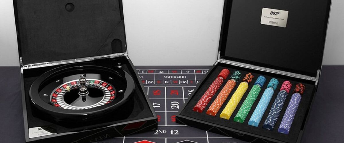 Deze luxe James Bond-roulette set kost maar liefst €15.000,-