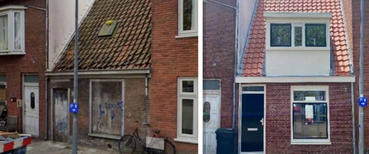 Haarlems krot omgebouwd tot prima woning en prijs gaat 4 keer over de kop