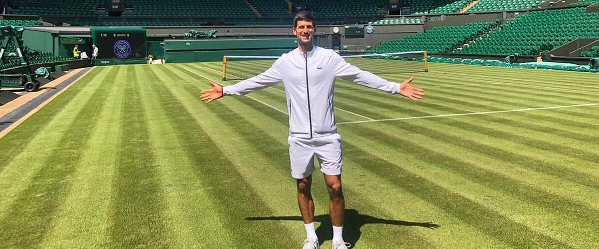 Het vermogen van tennisser Novak Djokovic