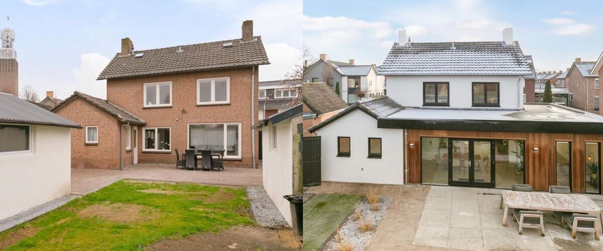 Vrijstaand huis in Noord-Brabant krijgt waanzinnige make-over (Funda)