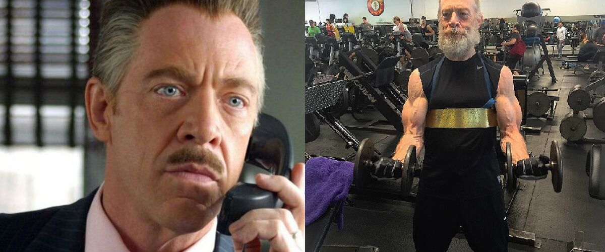 Acteur J.K. Simmons ondergaat bizarre bodybuilding transformatie