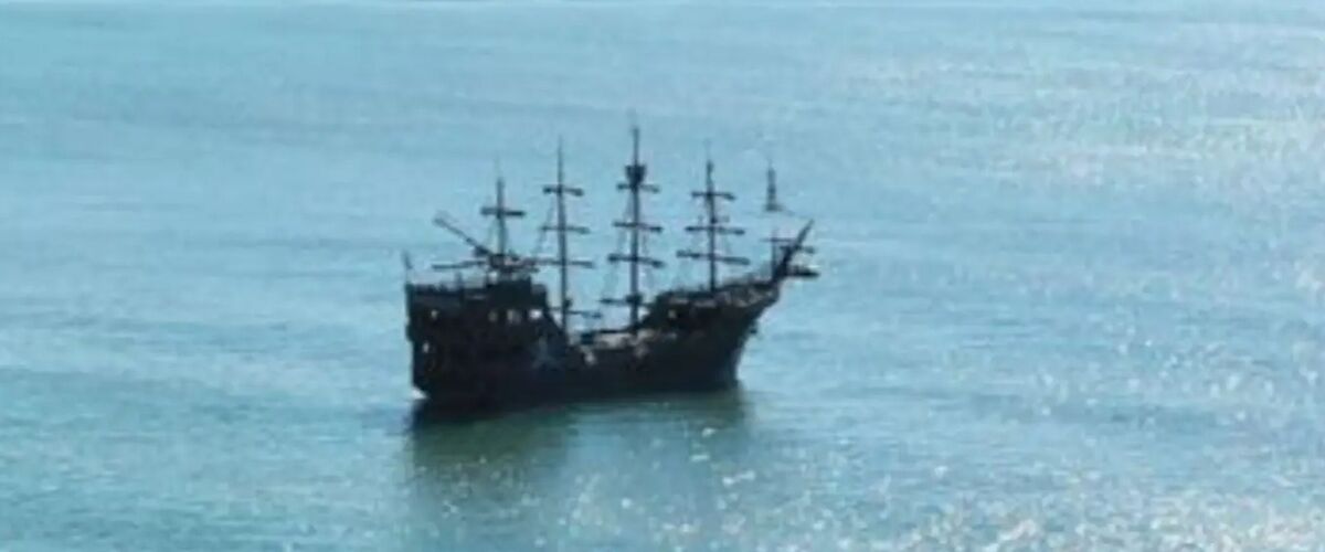 Google Maps-gebruiker spot een mysterieus piratenschip