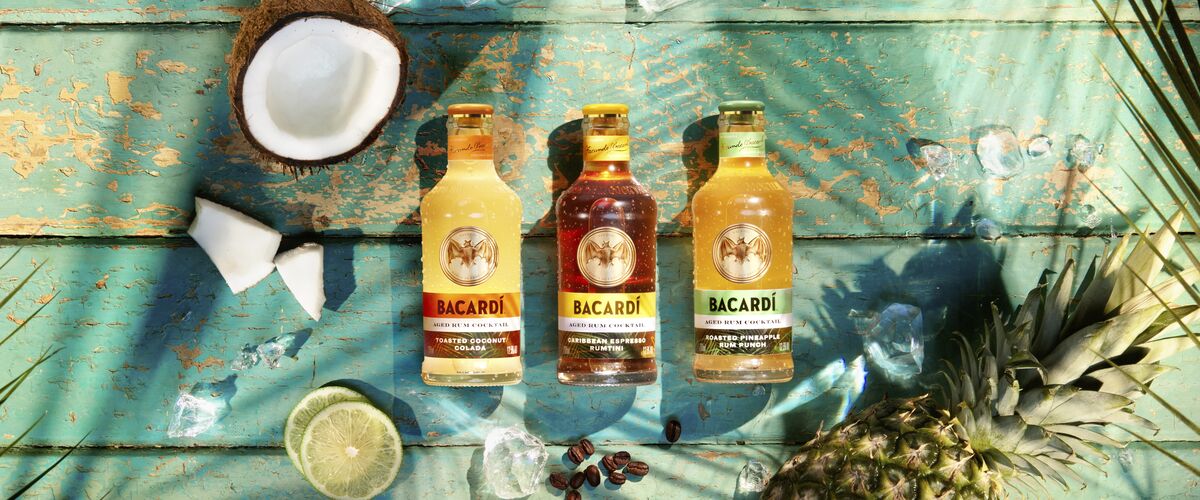 BACARDÍ lanceert drie gloednieuwe kant-en-klare rum cocktails