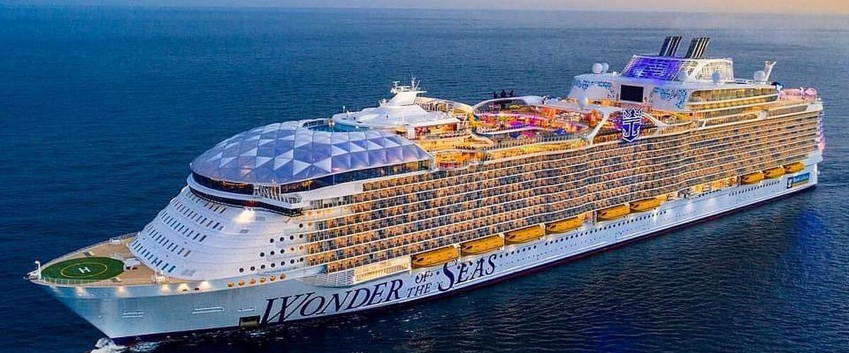 ‘Wonder Of The Seas’ is het grootste cruiseschip ter wereld