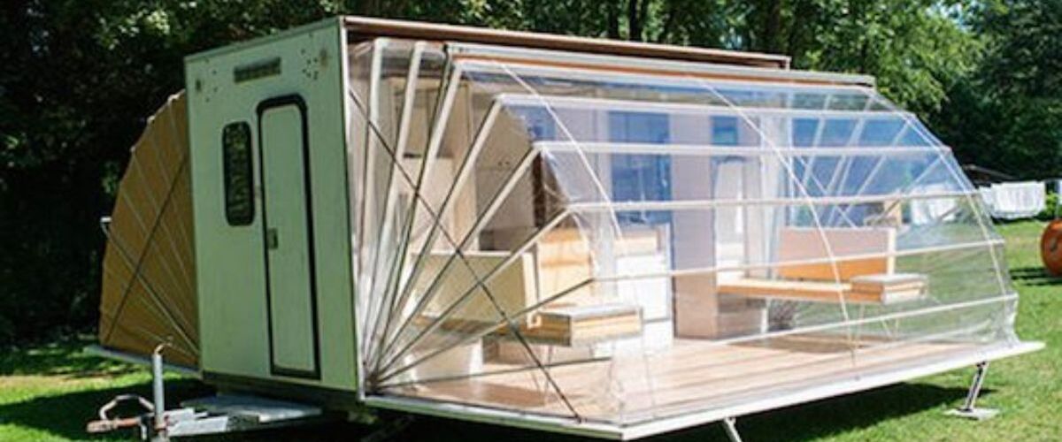 Deze uitklapbare camper is dé vakantiegadget van de toekomst