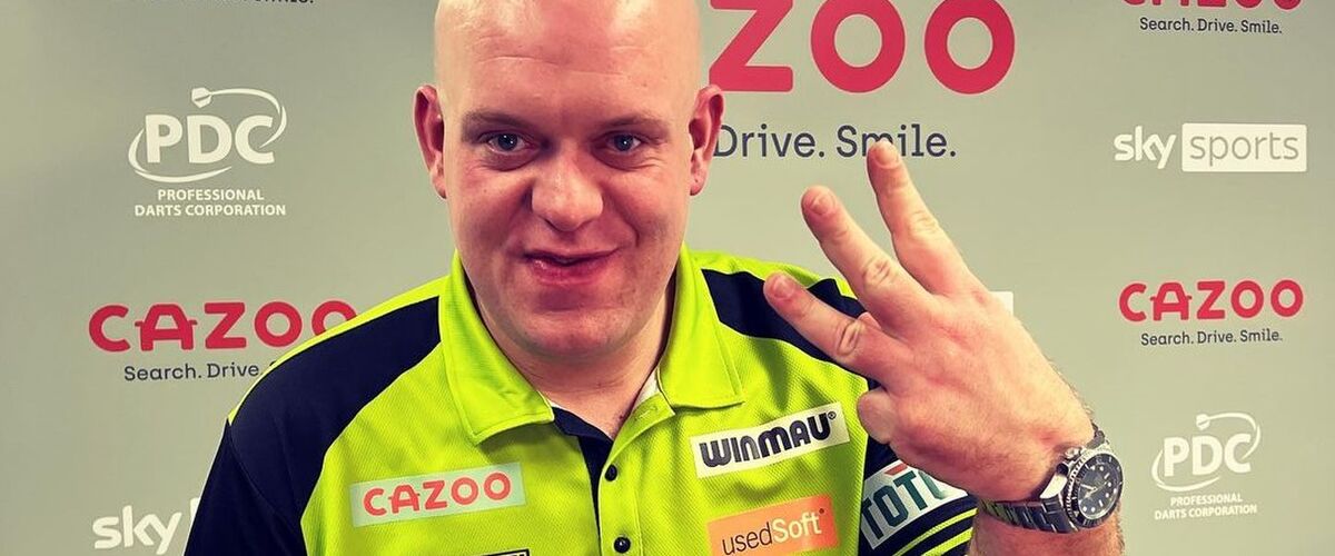 Het prjizengeld en vermogen van Michael van Gerwen