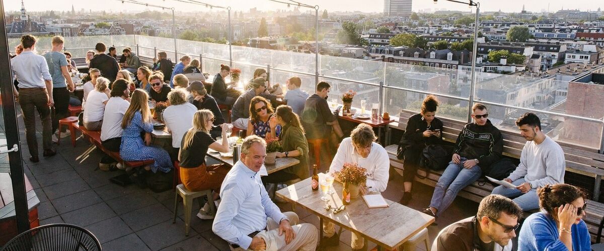 6 toffe rooftop restaurants en bars in Amsterdam