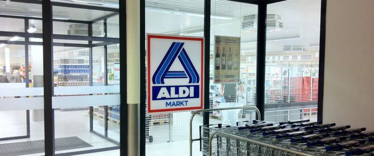 Man is stomverbaasd na ontdekking in een ALDI-winkel