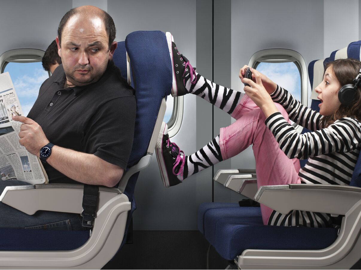 Some parents say the hardest part of flying with young kids on an airplane is dealing with unpredictable kids and adult passengers.