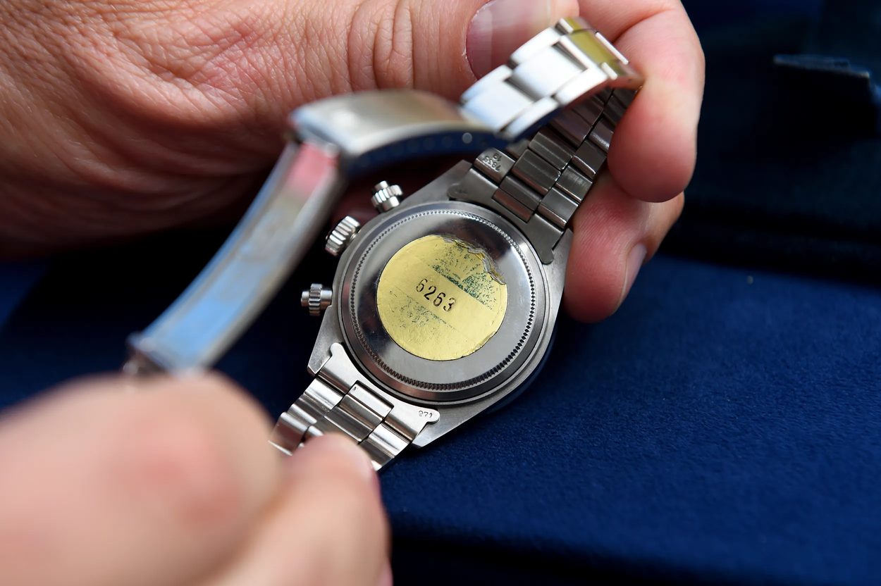 De Rolex in kwestie