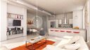 stenen muur brick wall woonkamer man man 19
