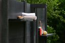 stoere buitenkeuken zwart