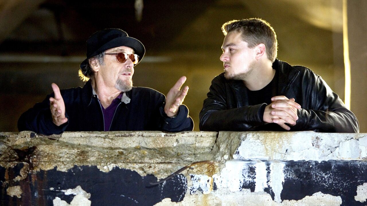 Ray Winstone en Leonardo DiCaprio in The Departed