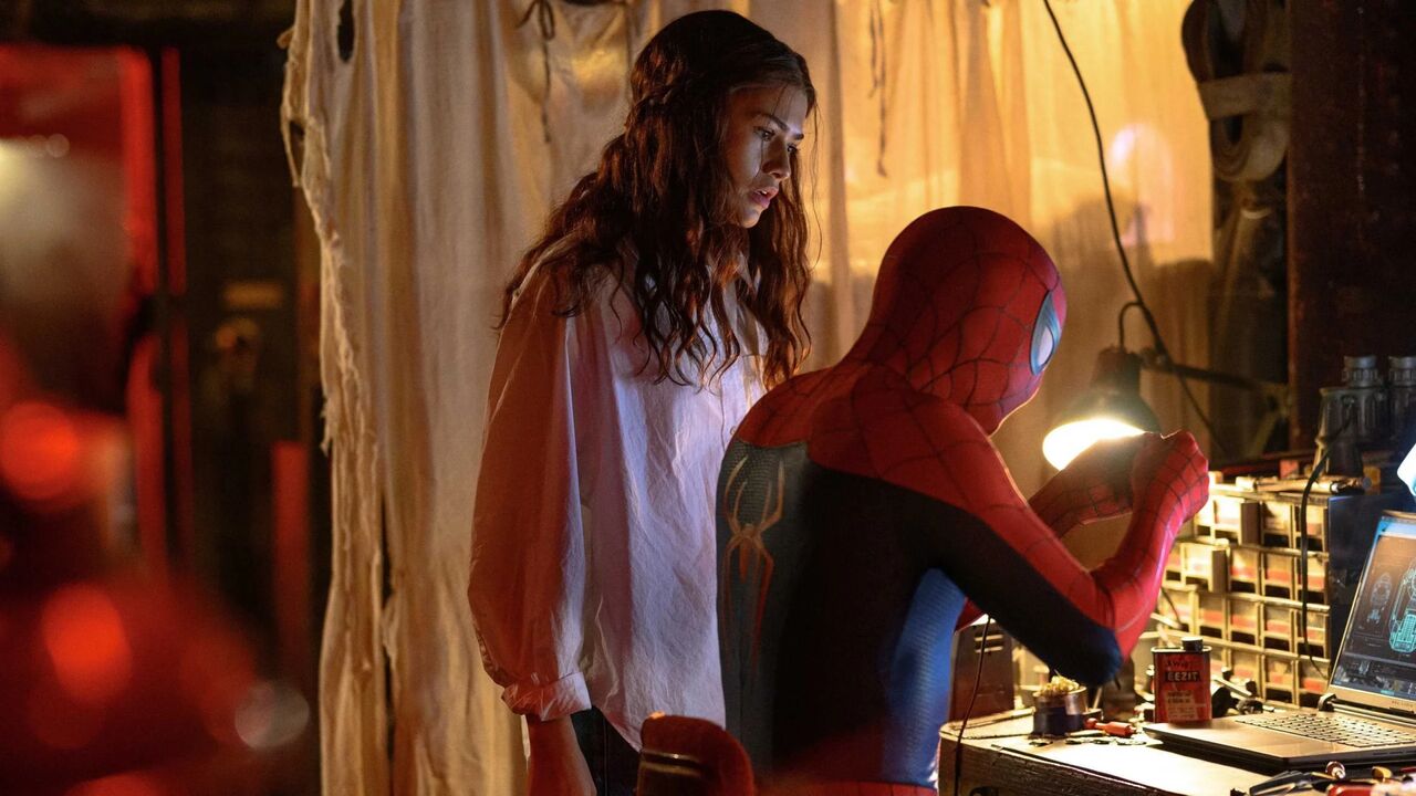Zendaya en Tom Holland in Spider-Man: Brand New Day