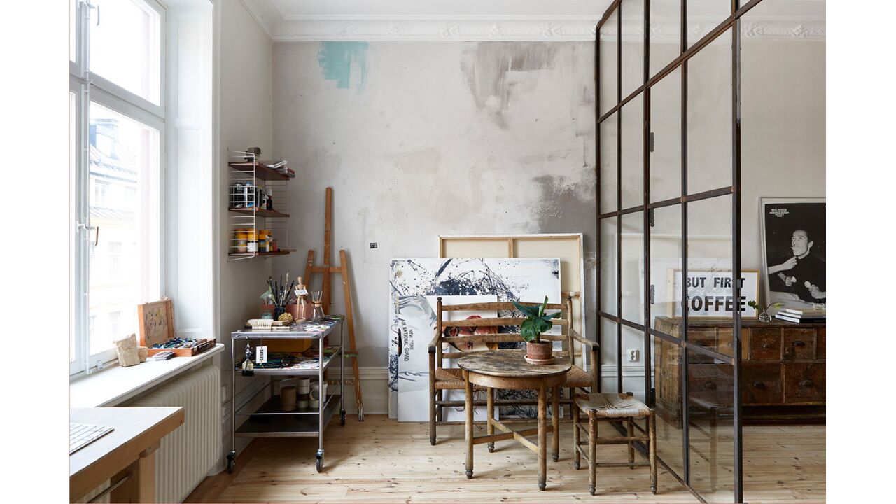 Illustratie voor: Droomhuis: sfeervol appartement in Stockholm