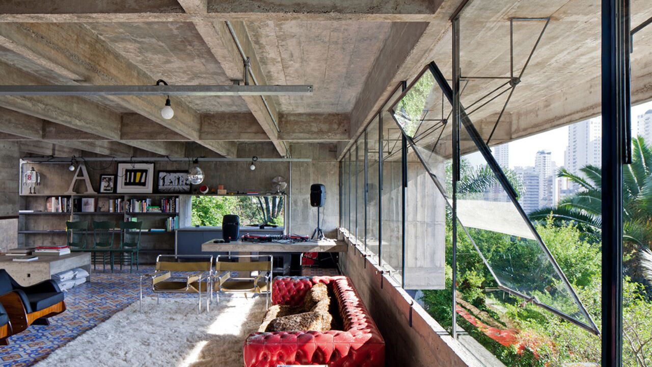 Illustratie voor: Het bijzondere huis van archtitect Paulo Mendes Da Rocha