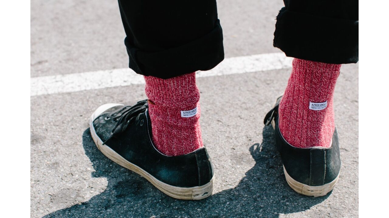 Illustratie voor: How to wear: sokken