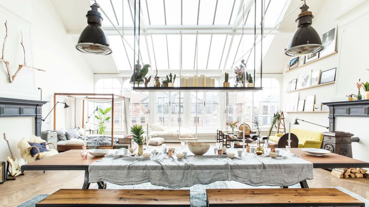 Illustratie voor: Dit Amsterdamse loft is top notch