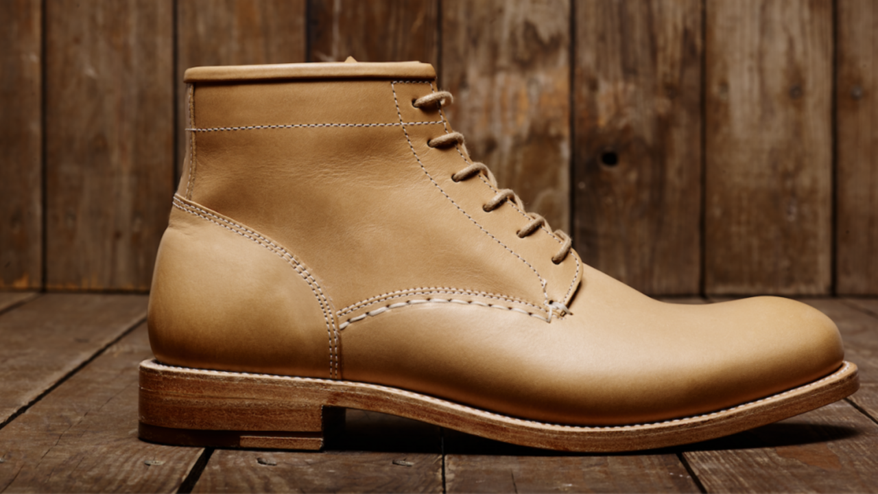 Illustratie voor: Handgemaakte virgin leather boots van Nederlandse bodem