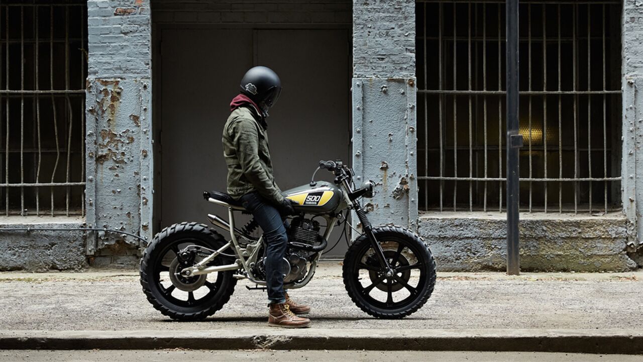 Illustratie voor: Custom Yamaha SR500 is een meesterwerk