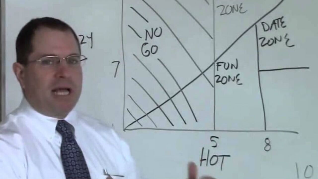 Illustratie voor: De matrix voor het zoeken van een vrouw: Hot VS Crazy