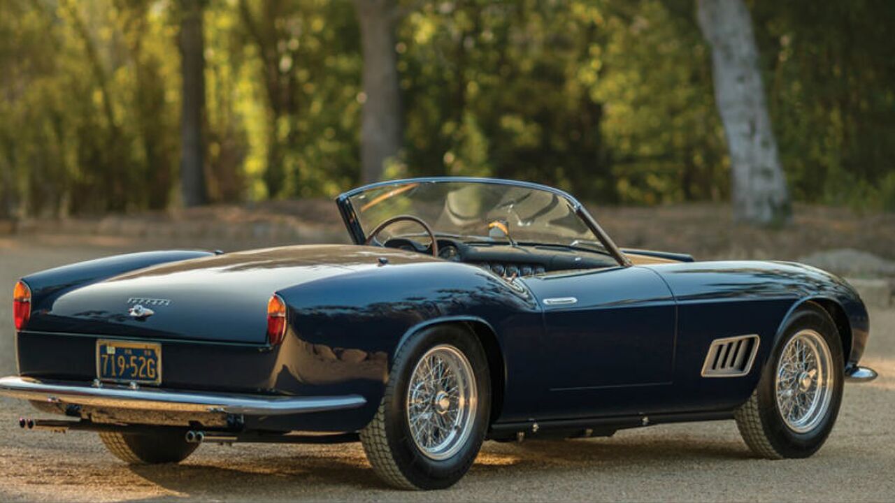 Illustratie voor: Deze 1958 California Spider is niet je standaard Ferrari