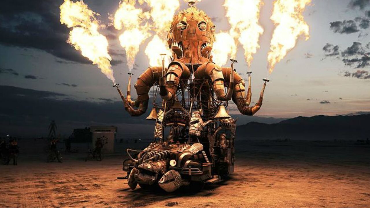 Illustratie voor: Dit is de meest indrukwekkende fotoreportage van Burning Man
