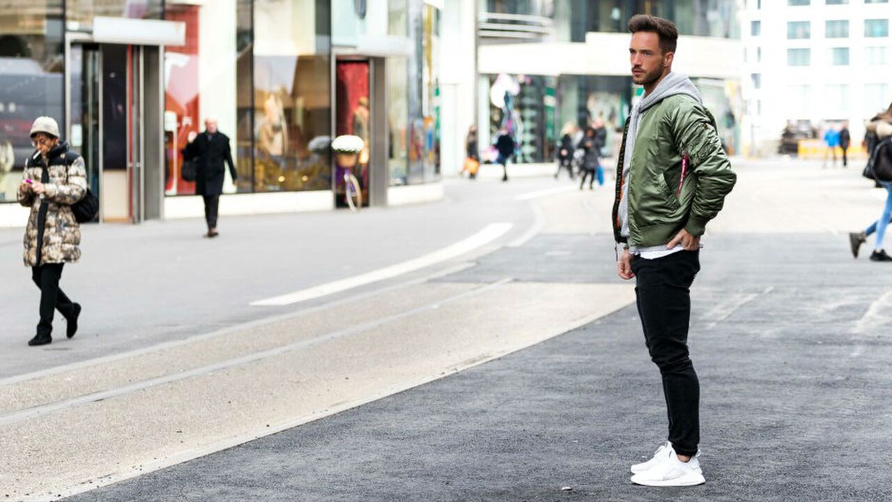 Skinny jeans-heren broek-denim-jeans-MAN MAN