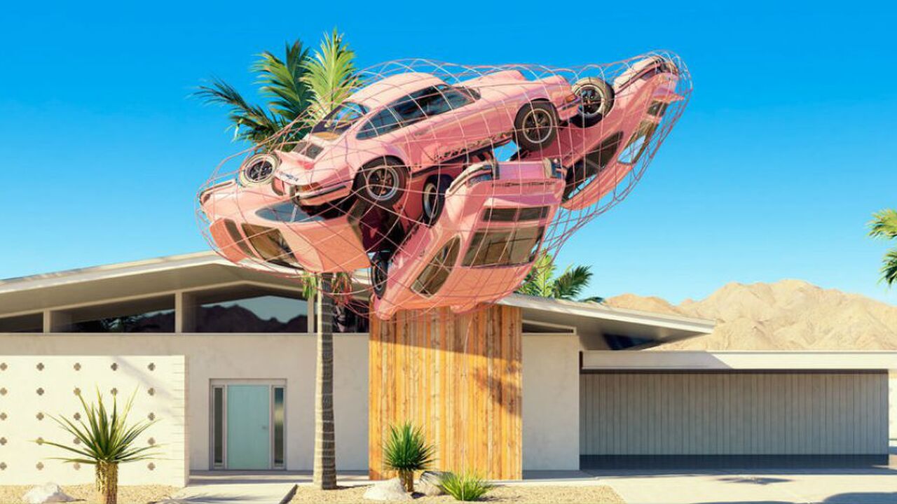 Illustratie voor: Deze fotograaf legt Porsches op wel heel bijzondere wijze vast