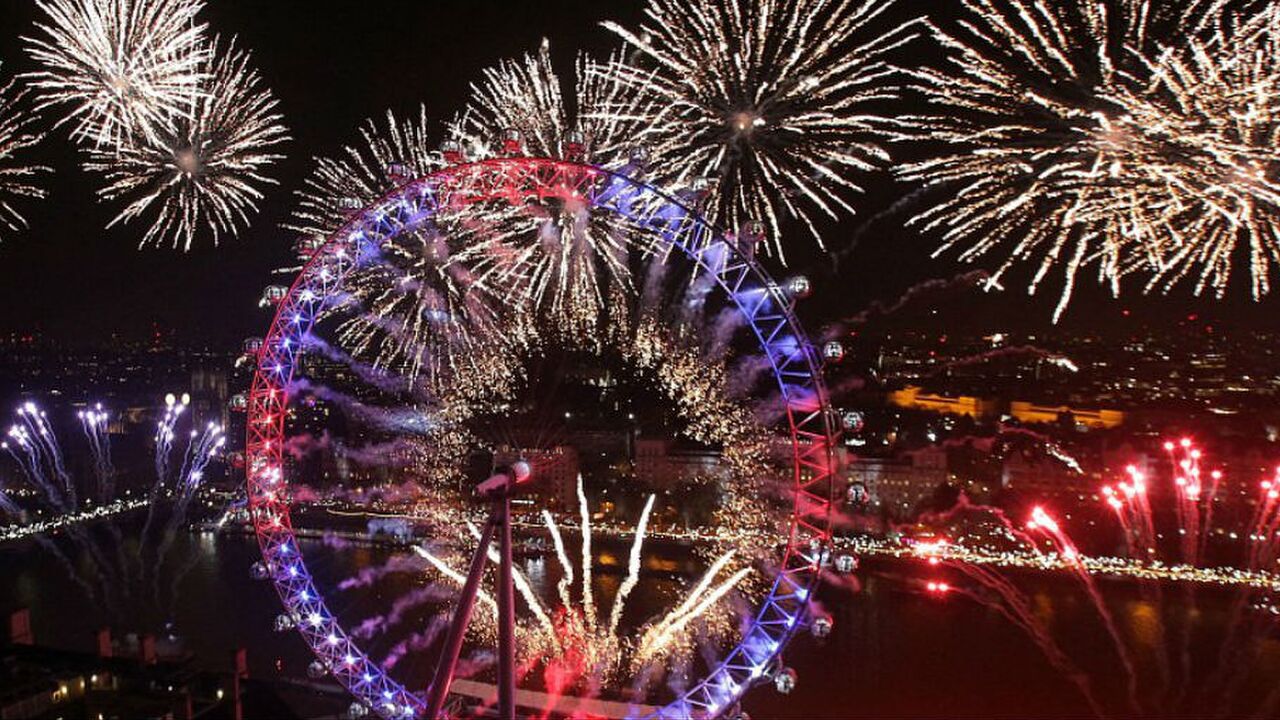 Illustratie voor: Londen gaf de beste vuurwerkshow ter wereld
