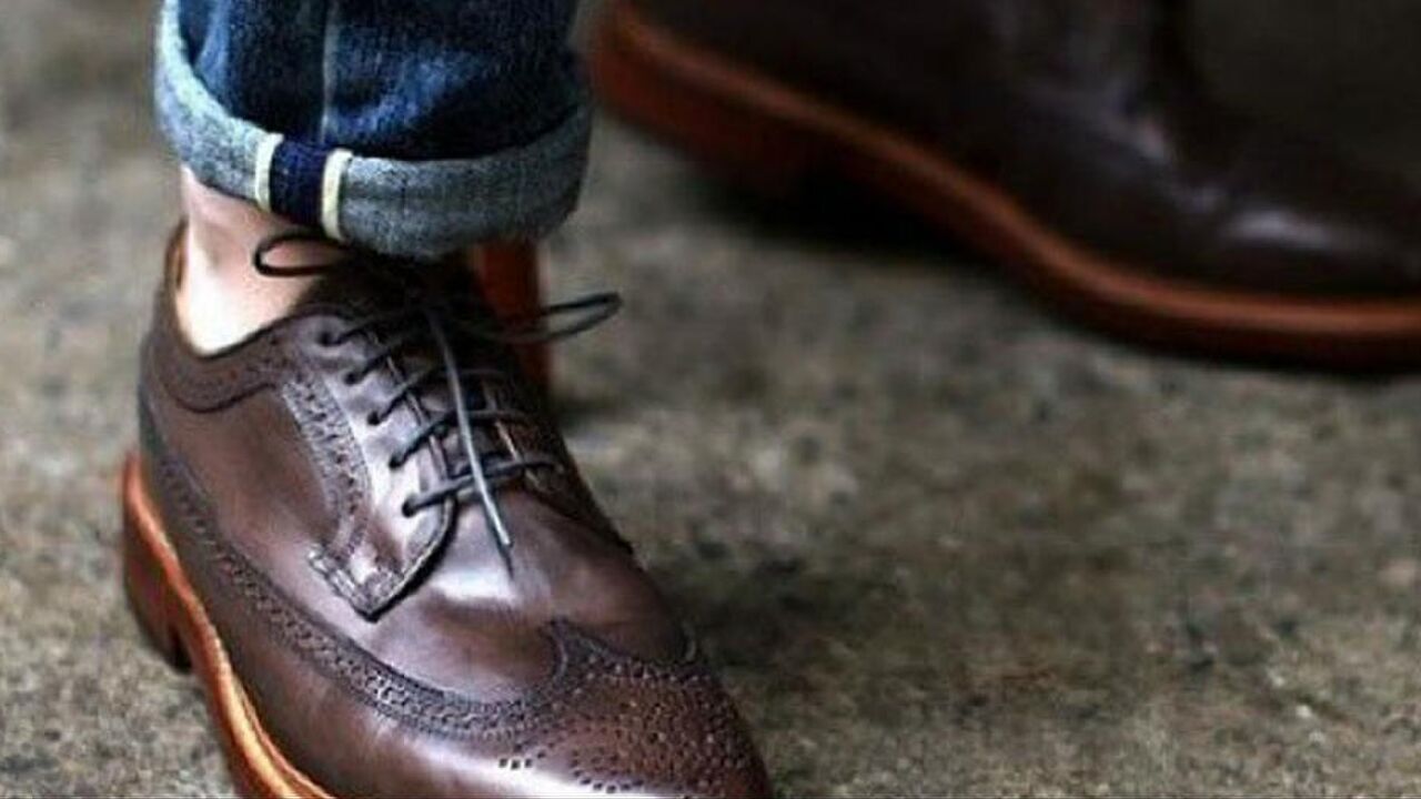 brogue schoenen man man