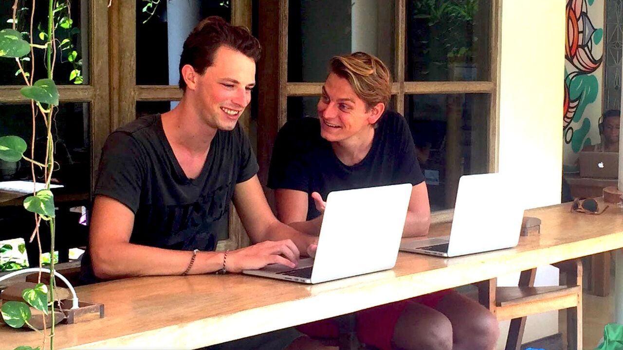 Illustratie voor: Hoe twee jonge Nederlandse ondernemers een succesvolle business runnen op Bali