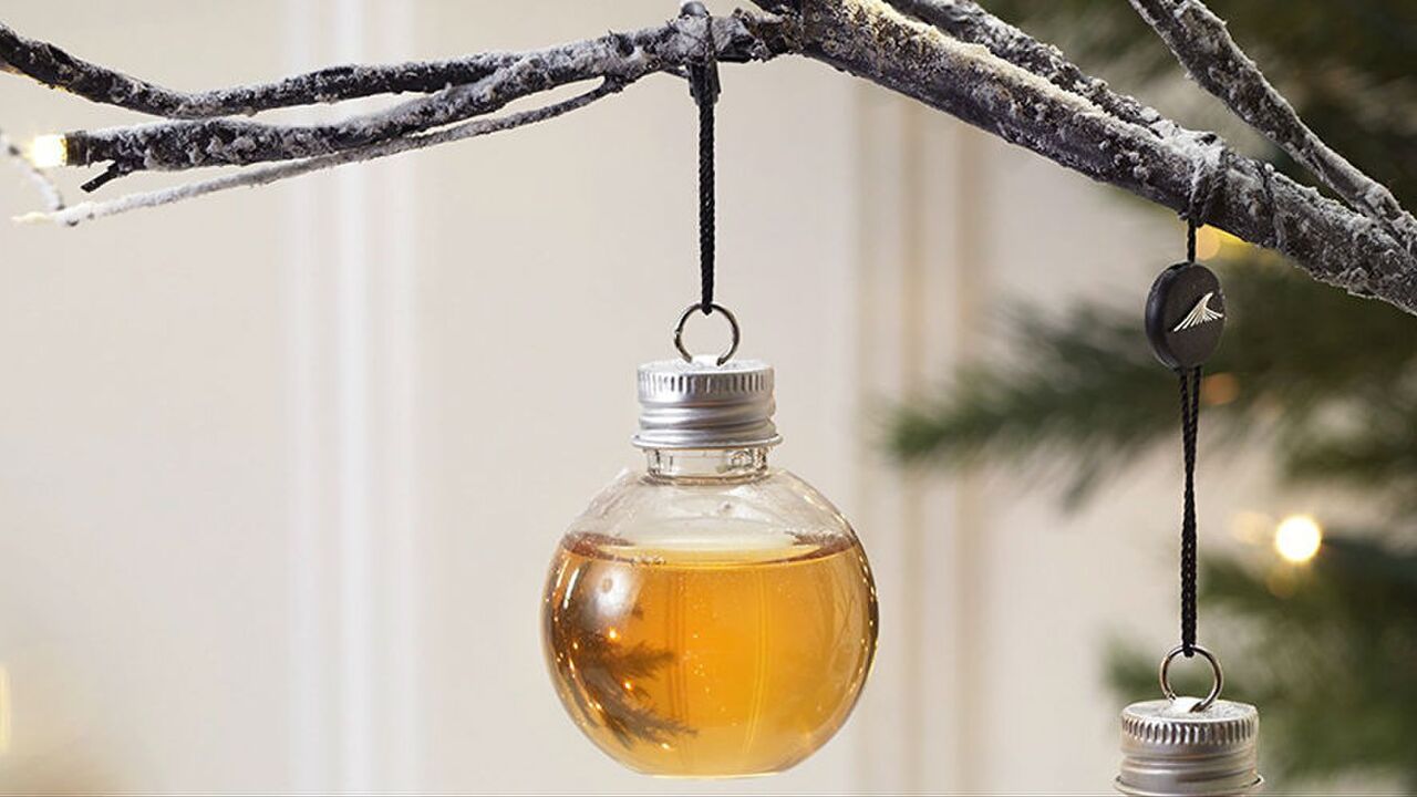 whisky kerstballen MAN MAN