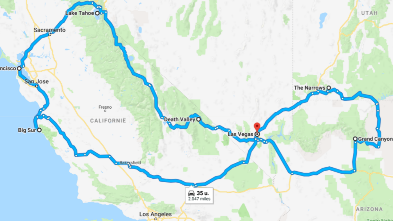 Roadtrip Amerika westkust MAN MAN