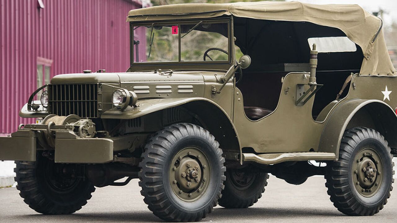 Illustratie voor: Uitgelezen kans: deze historische Dodge uit 1945 gaat onder de hamer