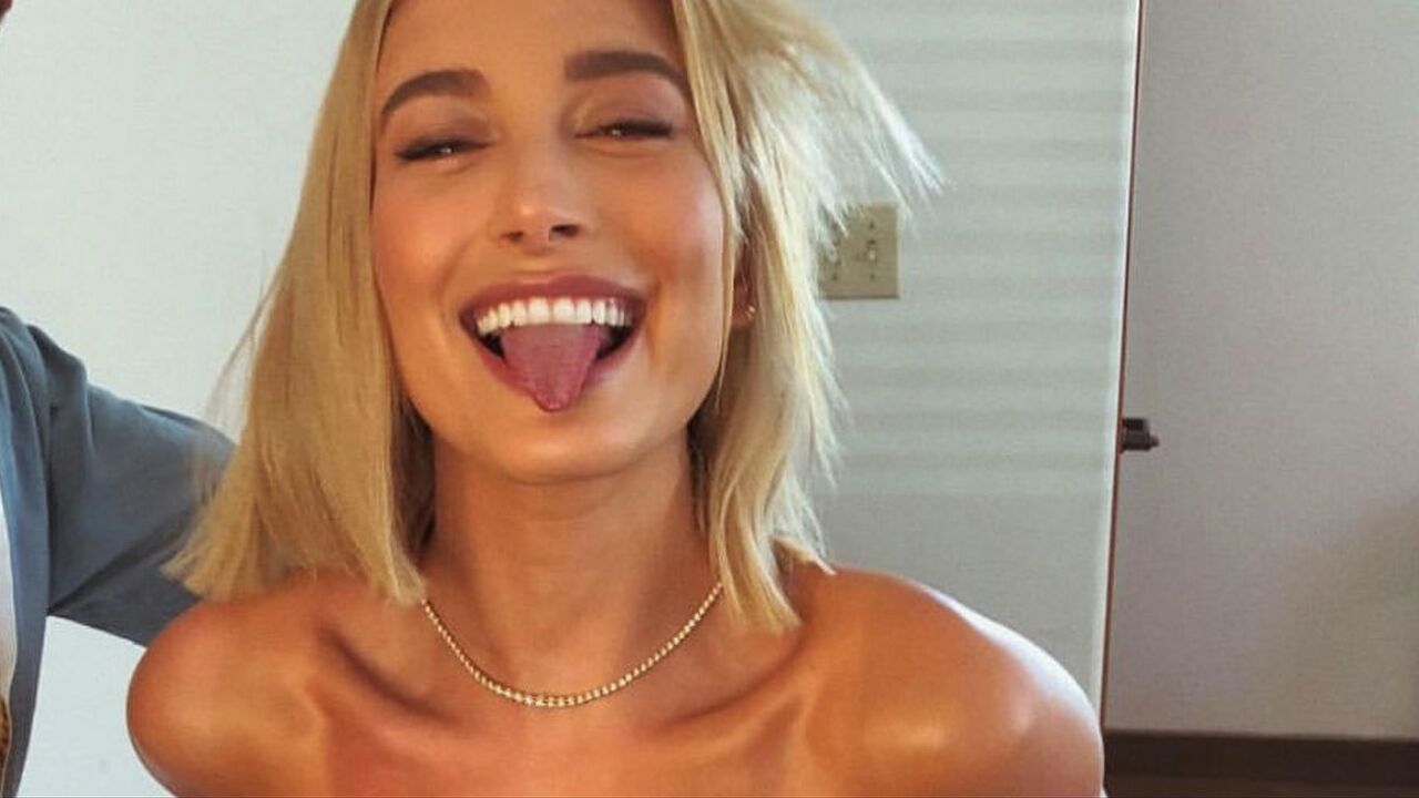 Hailey Baldwin MAN MAN