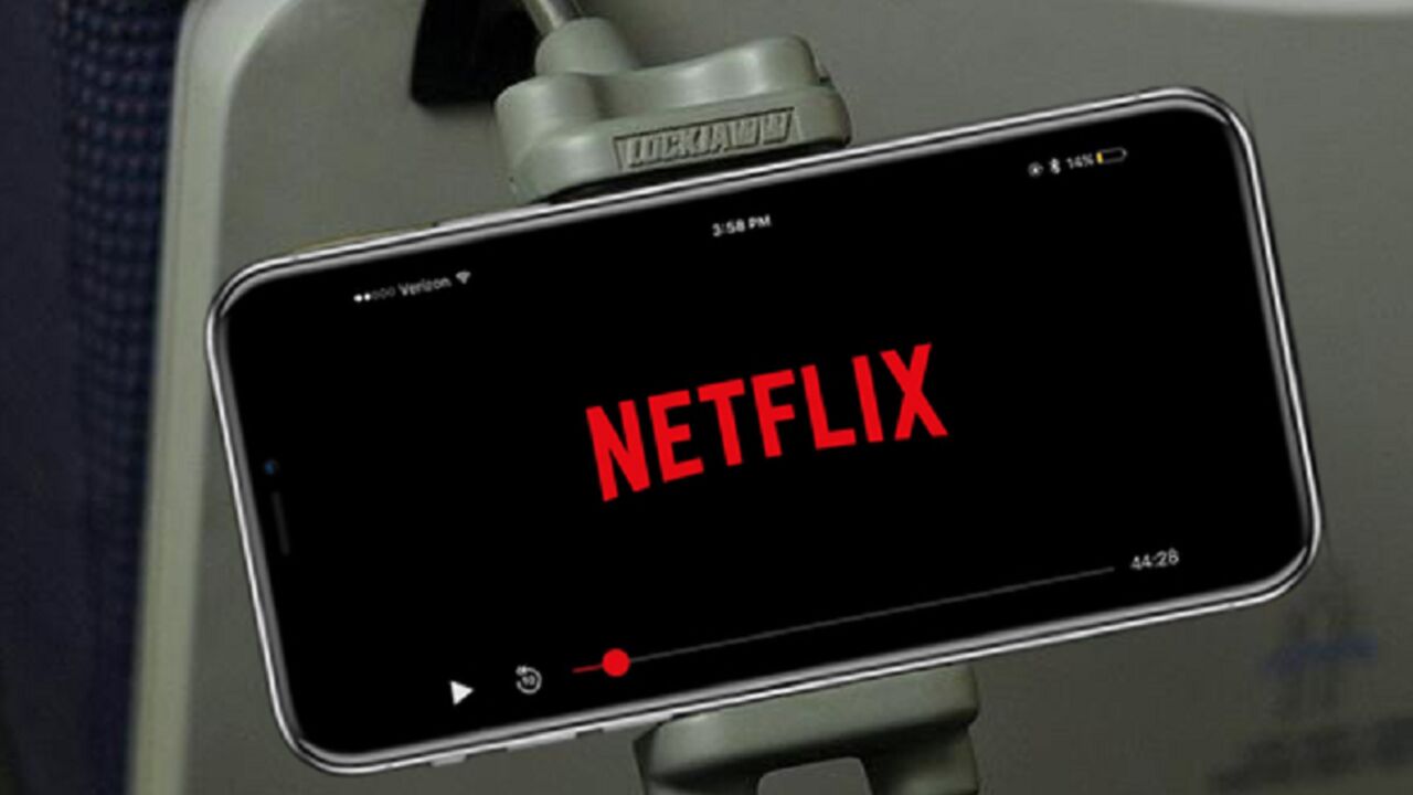 Illustratie voor: Met deze handige telefoonhouder kijk jij altijd en overal je series