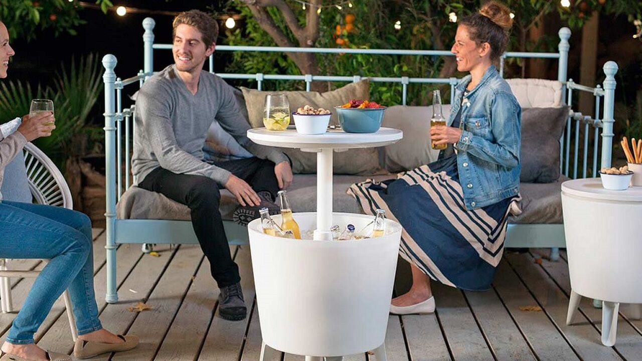bijzettafel koelbox cooler