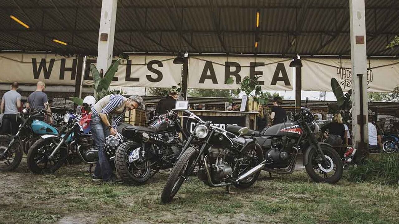 Pure & Crafted muziekfestival motorrijders