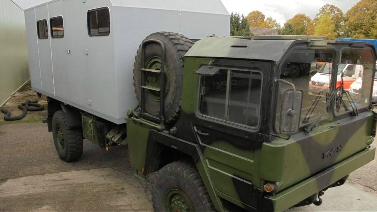 Camper leger vrachtwagen