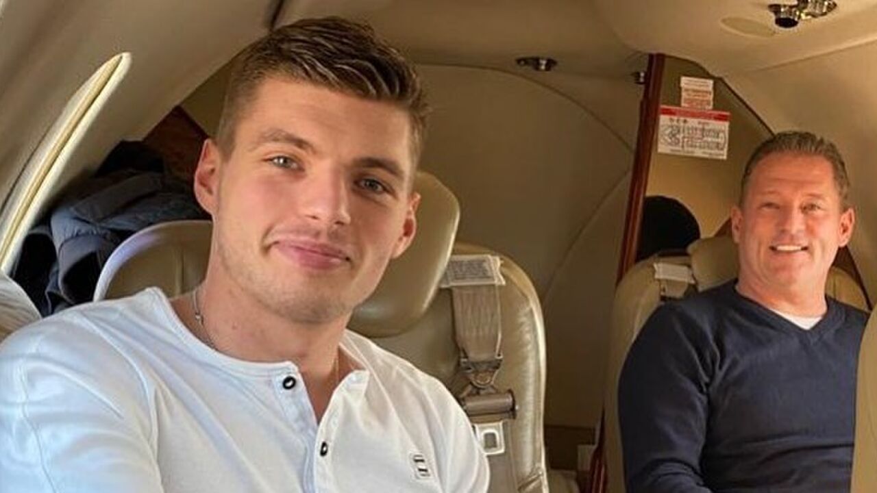 Max Verstappen thuis trainen