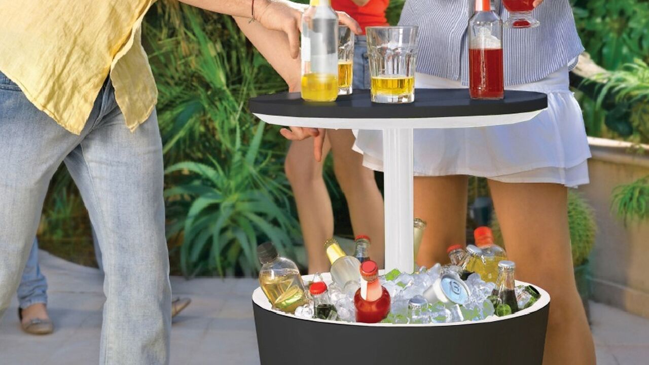 Bijzettafel met coolbar