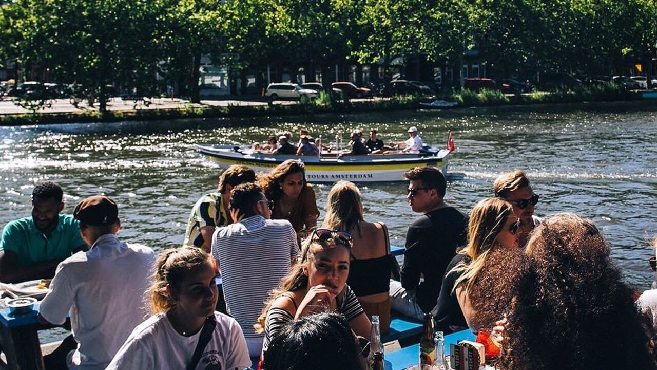 leukste terrassen in Amsterdam