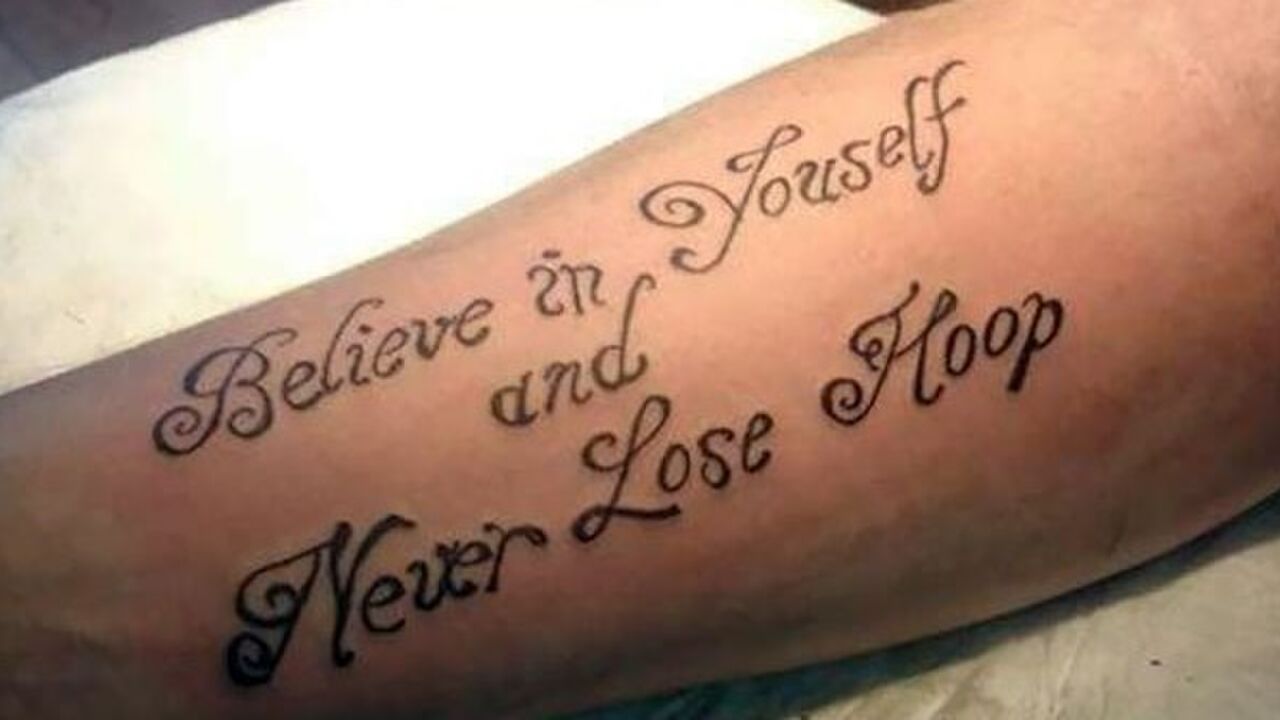 tattoo fail