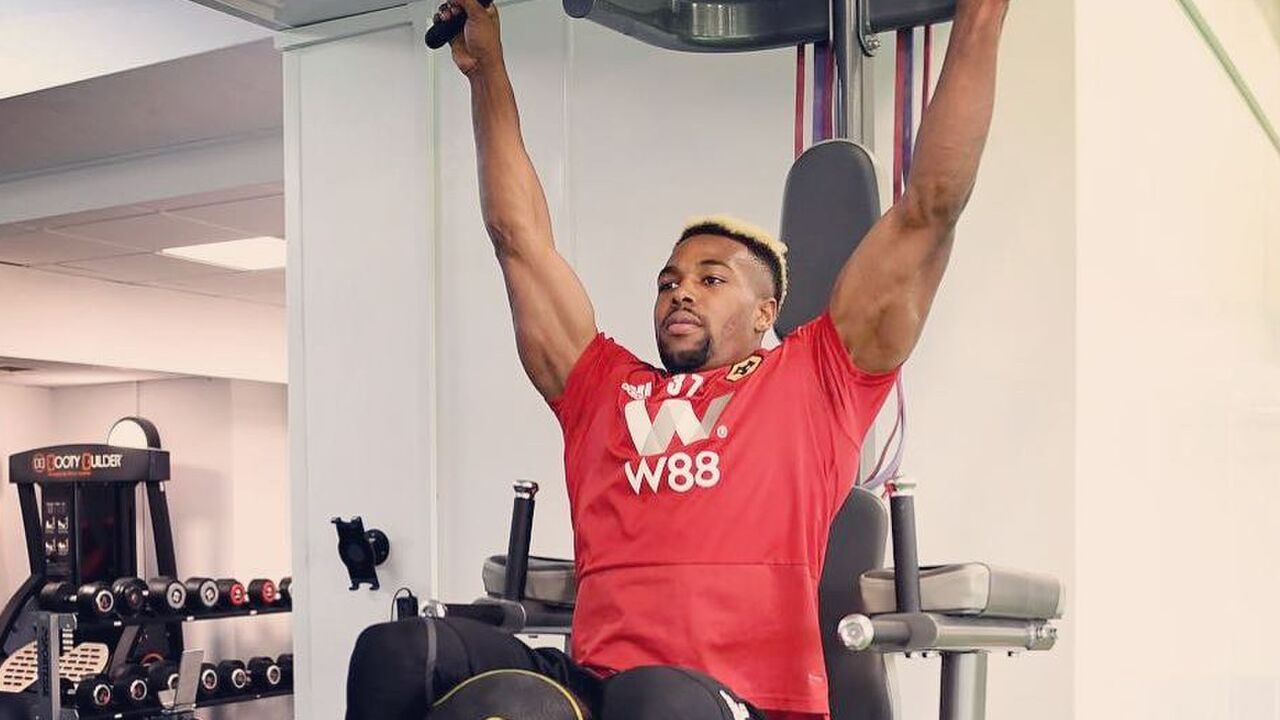 Adama Traore transformatie gespierd gewicht