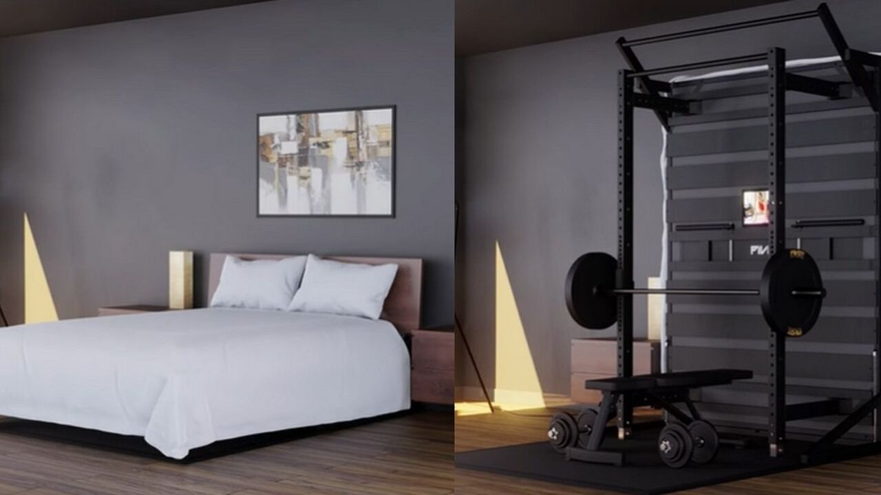 thuis sporten gym pivot bed