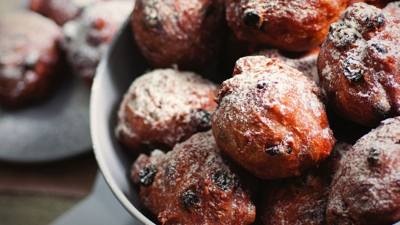 oliebollen met bier