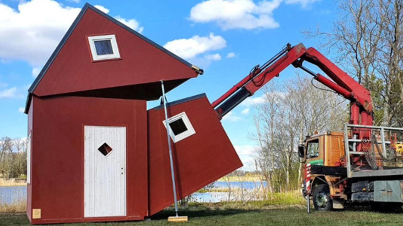 uitvouwbare mini-huis