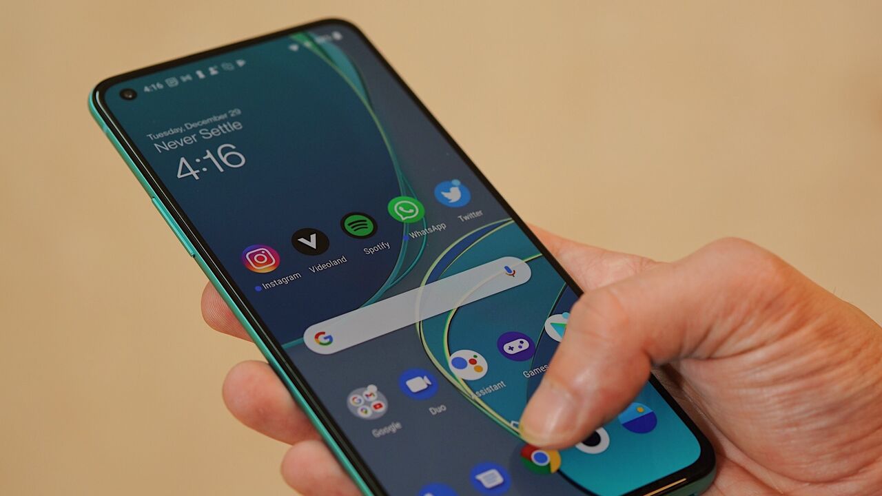 OnePlus 8T 5g-telefoon