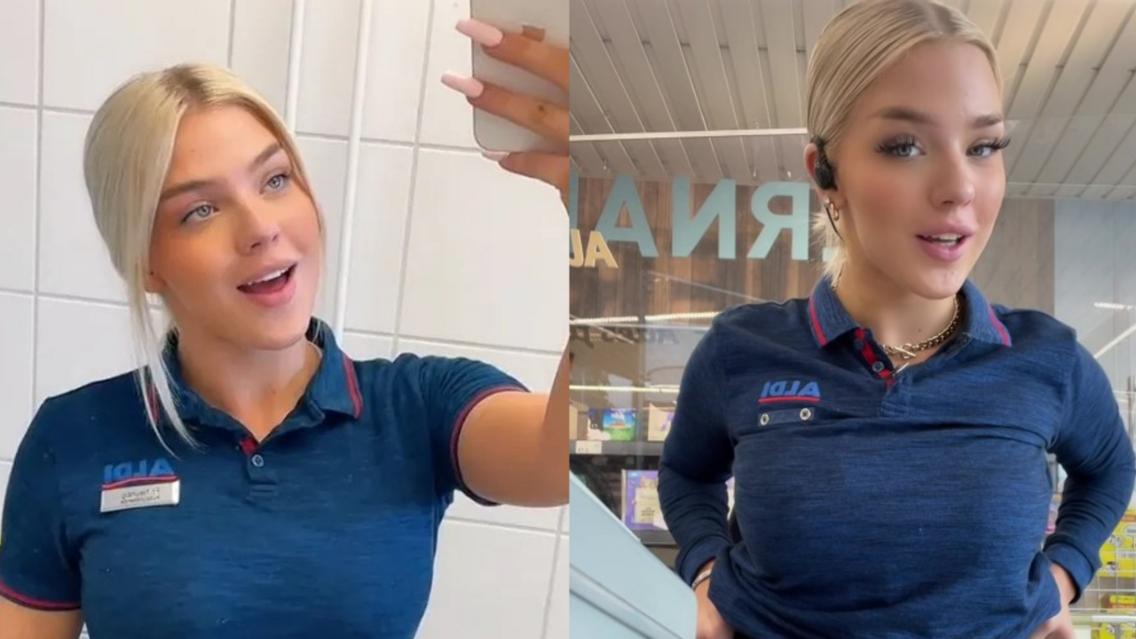 Aldi cassière gaat viral TikTok